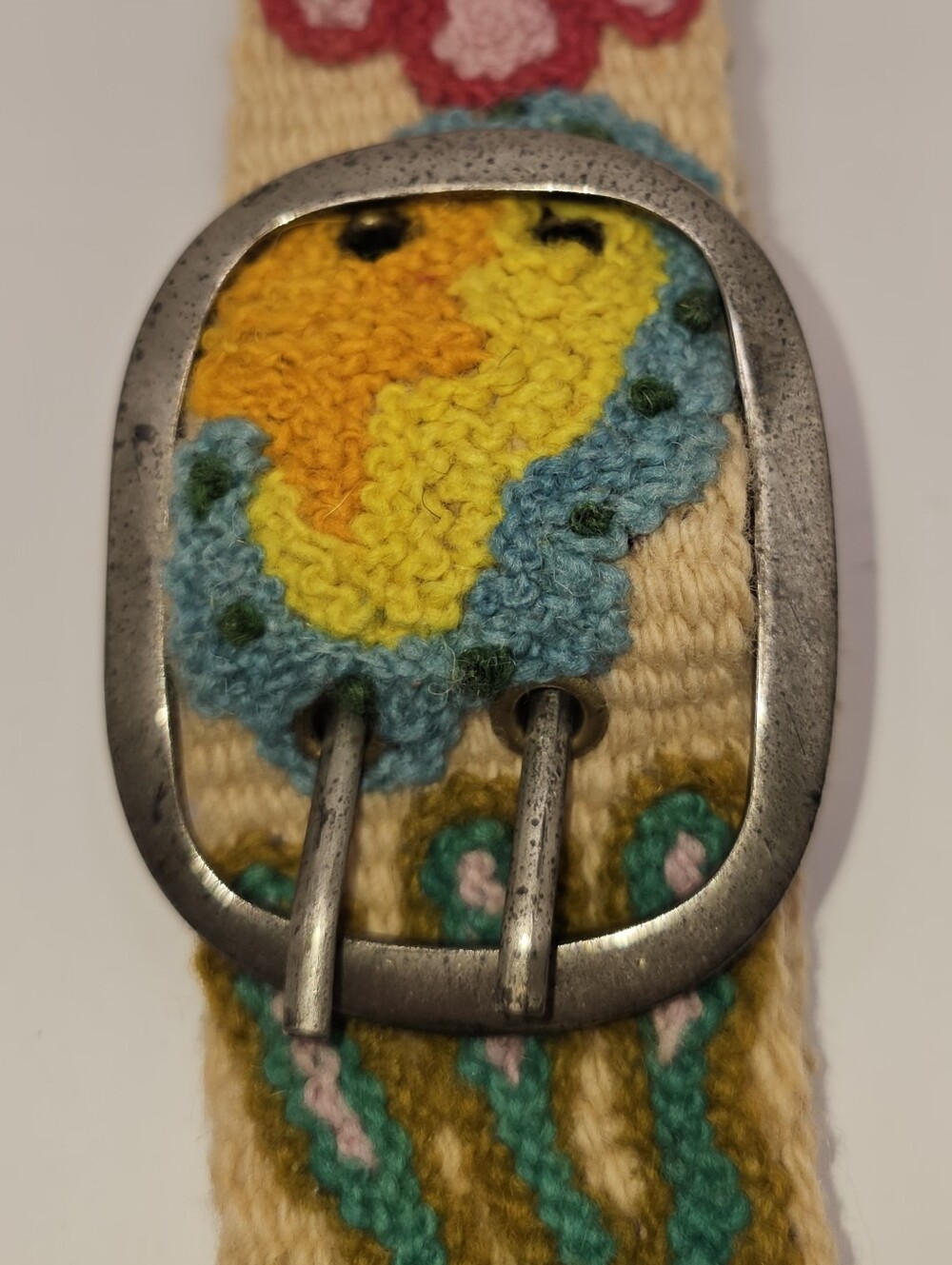 Vintage Jenny Krauss, 100% Wool Belt, Size Large - Picture 2 of 12
